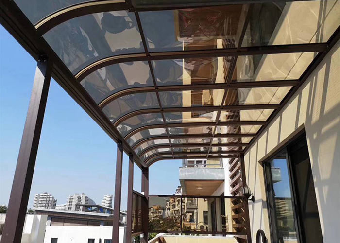 鋁合金雨棚案例